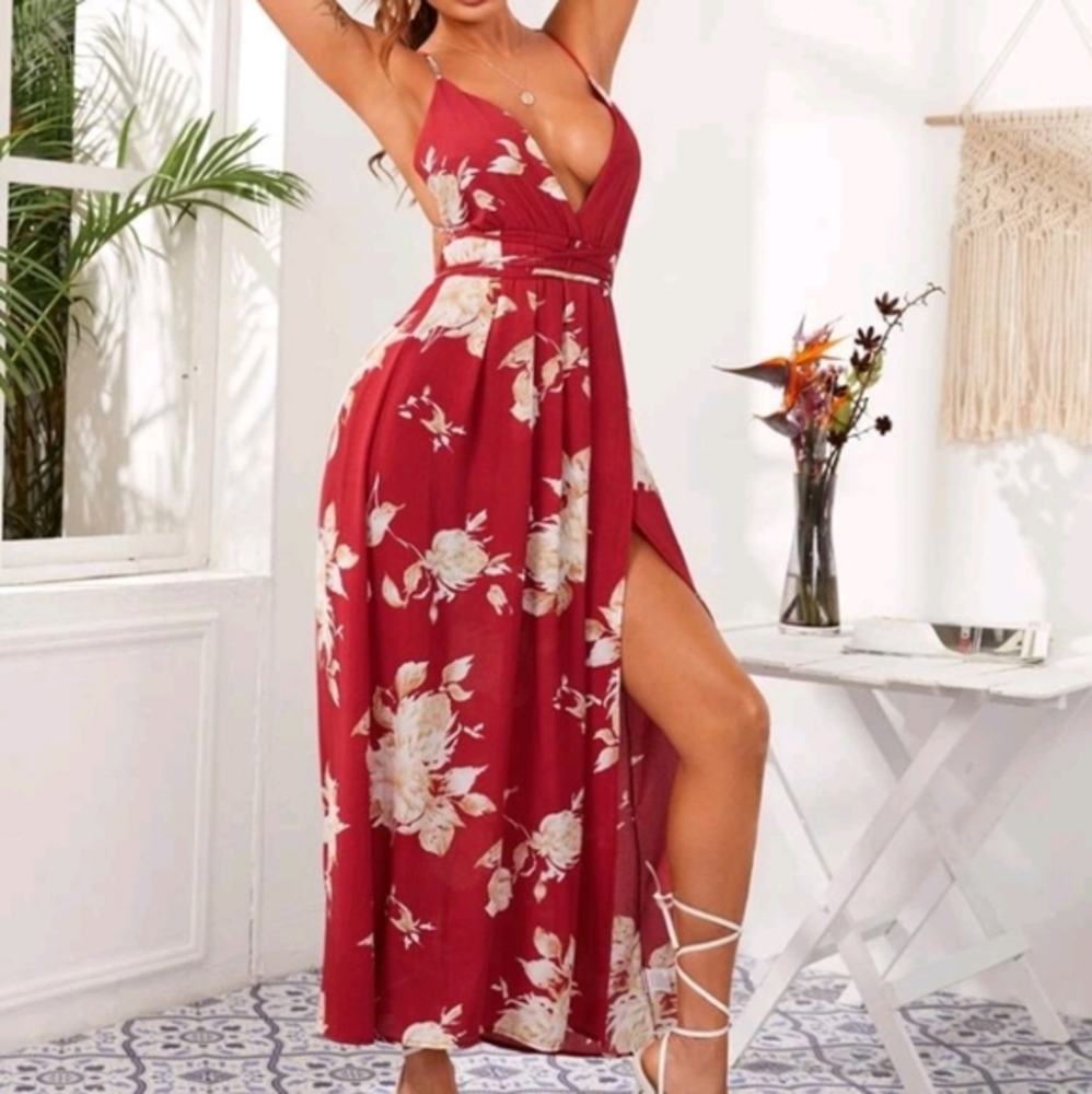 Floral blackness dress
